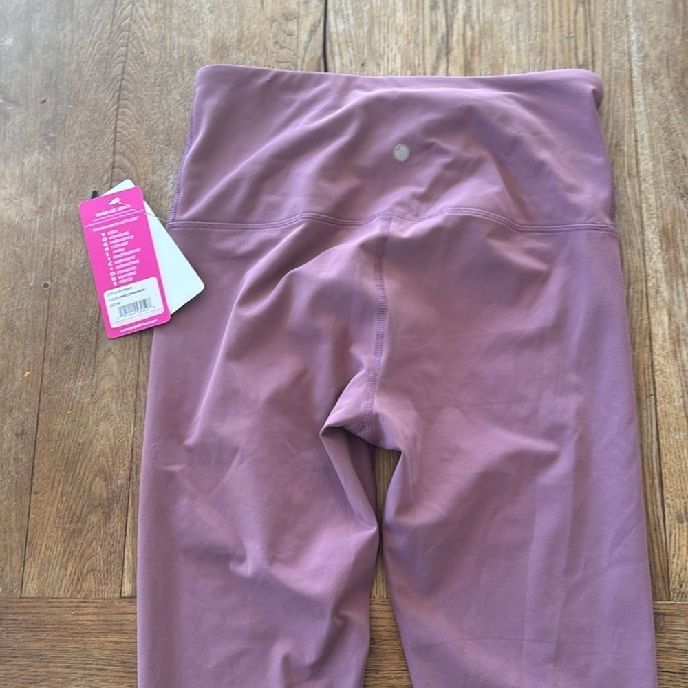 Yogalicious Ankle Leggings Women's High Waist Leggings for Yoga Size M Mauve NWT - Picture 8 of 8